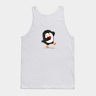 Penguin looking for love Tank Top